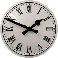 Southport Outdoor Clock Service white dial