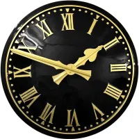 Southport Outdoor Clock Service dark dial